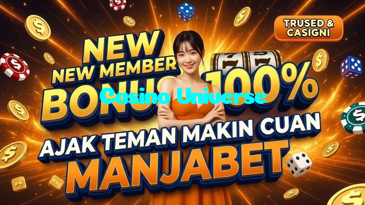 Casino Universe casino presented on mobile device in Pakistan with slots and live games